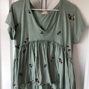 Green blouse from Altar’d State